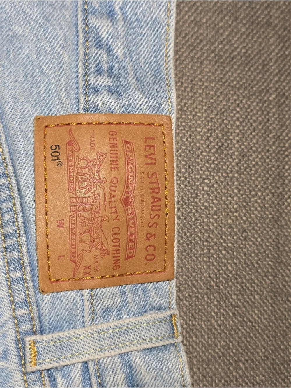 Levi's Men's Straight Light Wash Denim Jeans